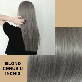 Set easy clip-on deluxe  Blond Cenusiu Inchis